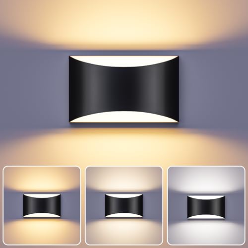 Black Modern LED Wall Sconce