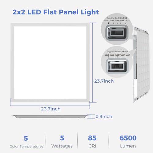 36 Pack 2x2 LED Flat Panel Light