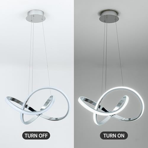 LED Pendant Light with Irregular Ring Lights