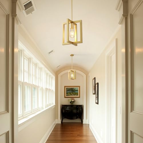 Mini Modern Farmhouse Gold Pendant Lighting for Kitchen Island