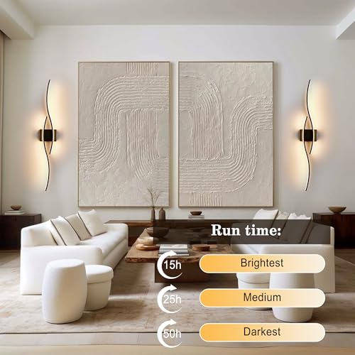 Wireless Wall Sconces Set of 2 (2 Count)