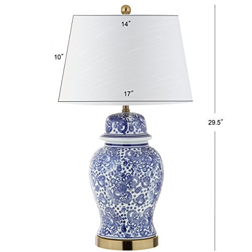 Ellis Chinoiserie Ginger Jar Table Lamp 29.5"