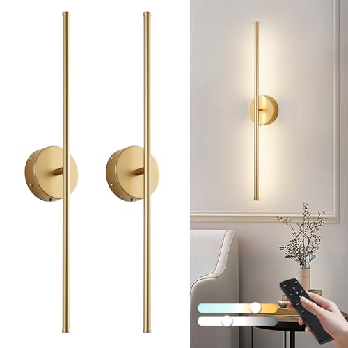 Removable Battery Operated Wall Sconces Set of Two (2 Count)