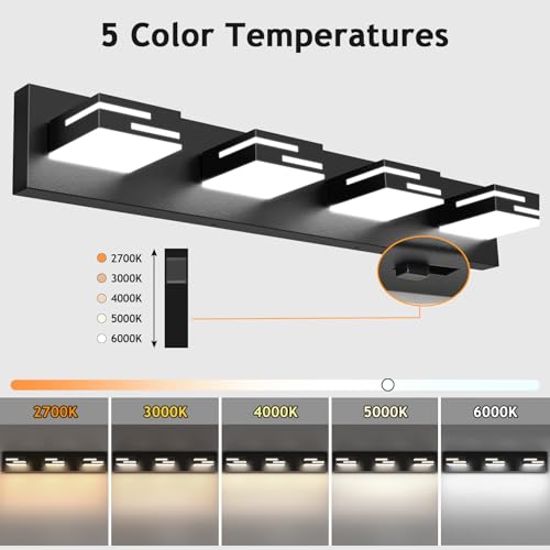 LED Modern Bathroom Vanity Light Fixtures (4 Count)