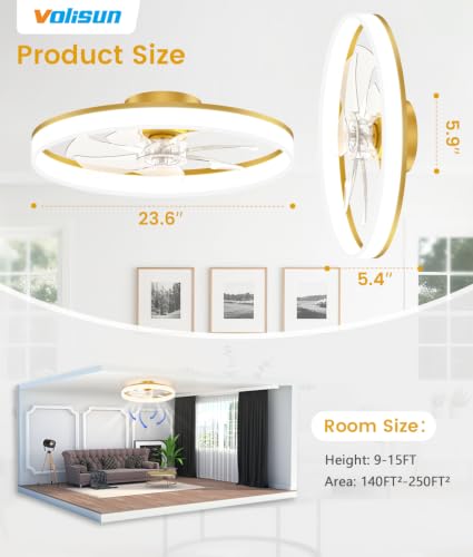 Low Profile Ceiling Fans with Lights and Remote