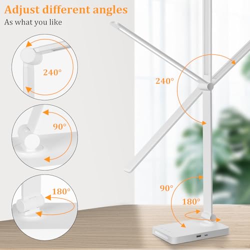 LED Desk Lamp with USB Ports