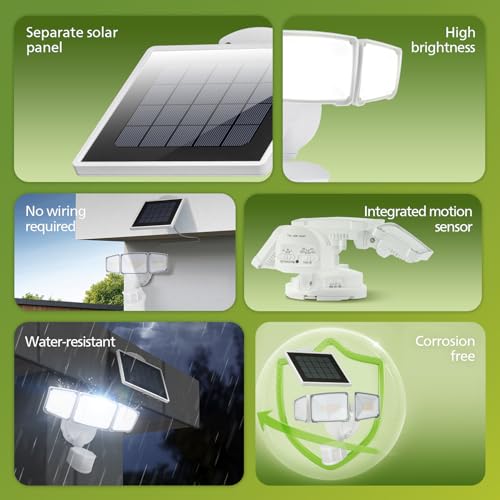 3600LM Solar Security Lights w