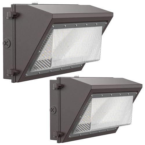 120W LED Wall Pack Light with Dusk (2 Count)
