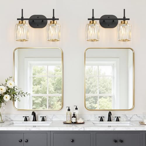 Modern Crystal Bathroom Vanity Light Fixtures
