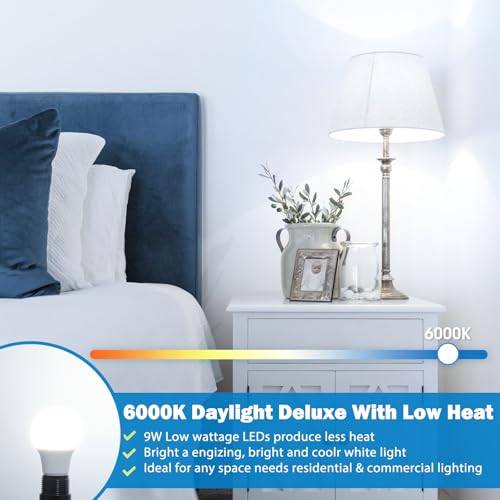 A19 LED Light Bulb 60W Equivalent (4 Count)