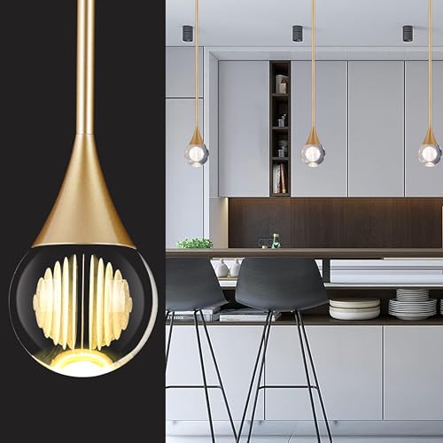 Gold Pendant Lights Kitchen Island