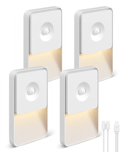 4 Pack Motion Sensor Night Lights (4 Count)
