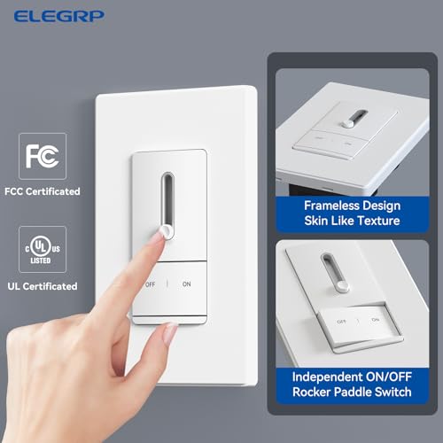 Slide Dimmer Light Switch (2 Count)