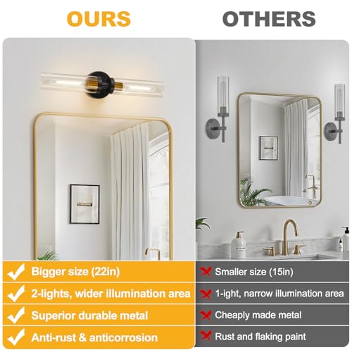 Black and Gold Wall Sconce