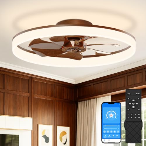 Low Profile Ceiling Fans with Lights and Remote