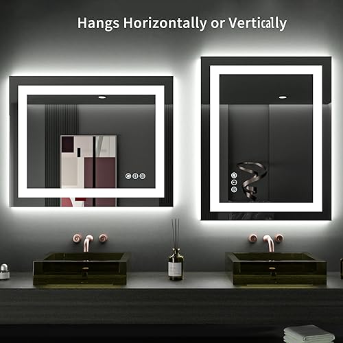 24"X30" LED Bathroom Mirror with Lights