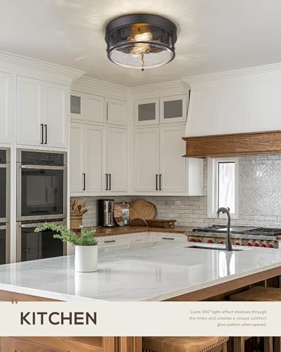 Farmhouse Flush Mount Ceiling Light