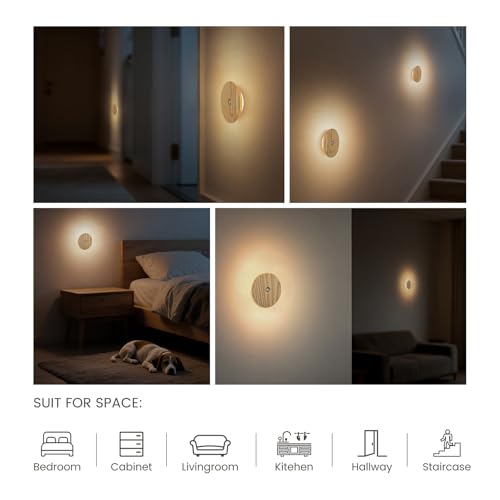 Rechargeable Night Lights with Motion Sensor (2 Count)