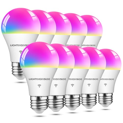 Smart Bulbs Compatible with Alexa (10 Count)