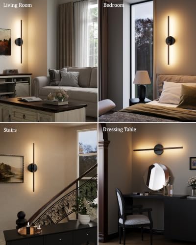40" Battery Operated Wall Sconce Set of 2