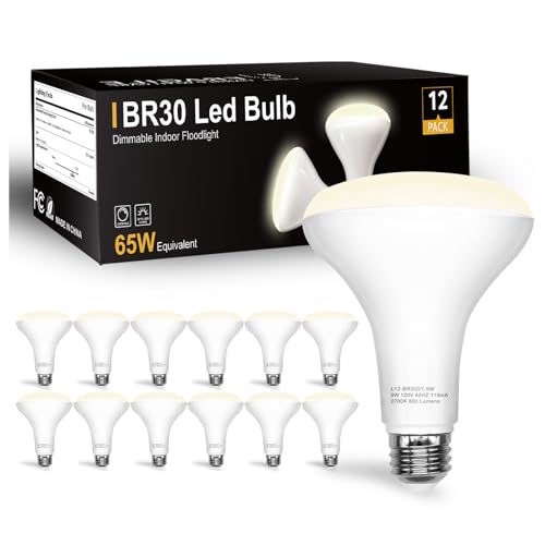 BR30 LED Light Bulbs Indoor Flood Light 65W Equivalent