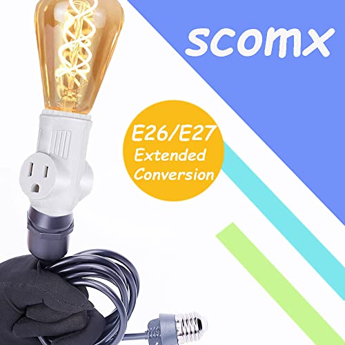E26 E27 Light Socket Extender Cord