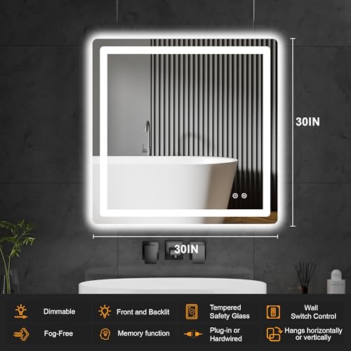 LED Bathroom Mirror with Lights