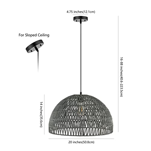 Campana 1 Light Pendant Dome Ceiling Lamp