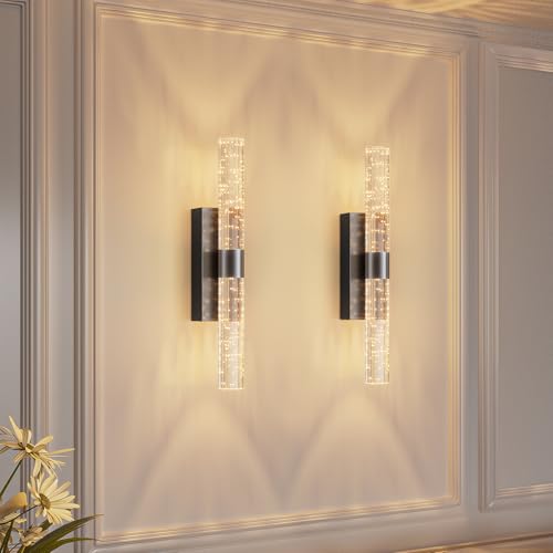 Battery Operated Wall Sconces Set of 2 (2 Count)