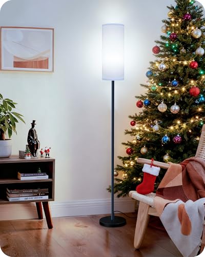 Dimmable Floor Lamp for Living Room with Remote and Foot Switch
