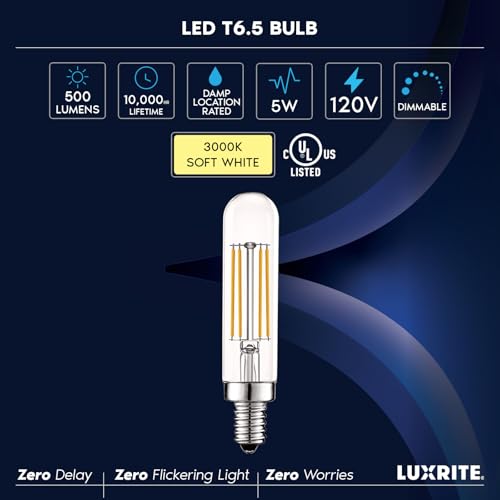 Vintage E12 LED Bulb 60W Equivalent (12 Count)