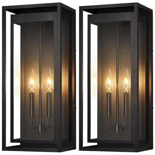 24" Outdoor Wall Lights (2 Count)