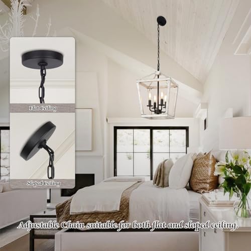 4 Light Rustic Chandelier
