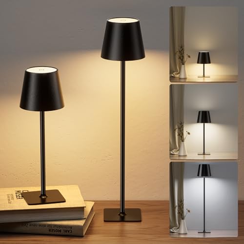 Cordless Table Lamps Rechargeable (2 Count)