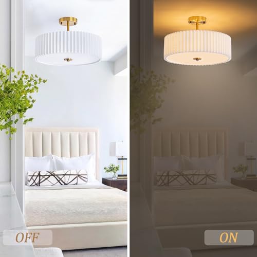 16.5" Semi Flush Mount Ceiling Light