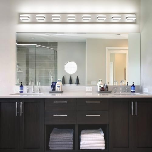 Bathroom Light Fixtures Brushed Nickel Vanity Lights for Bathroom Above Mirror