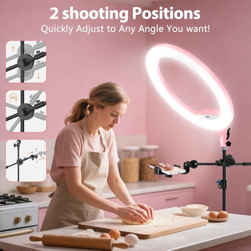 Large 22" Ring Light with Stand for iPad iPhone Barber