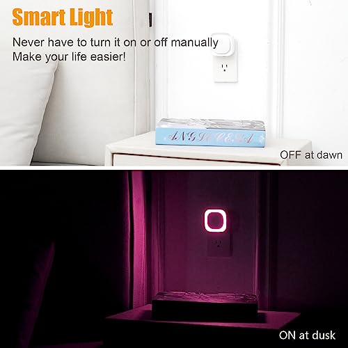 2 Pack Pink Night Light Plug into Wall (2 Count)