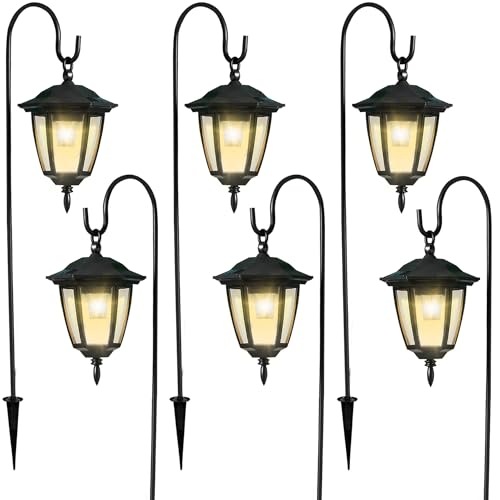 6 Pack Solar Hanging Lights Outdoor (6 Count)