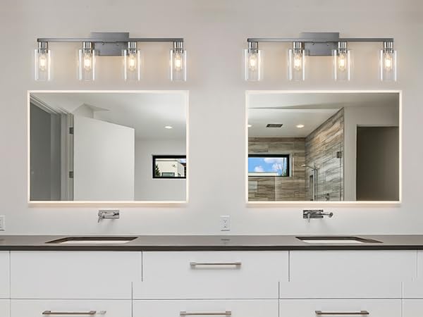 4 Light Bathroom Light Fixtures