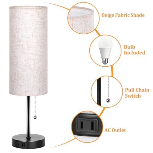 18" Table Lamp for Bedroom