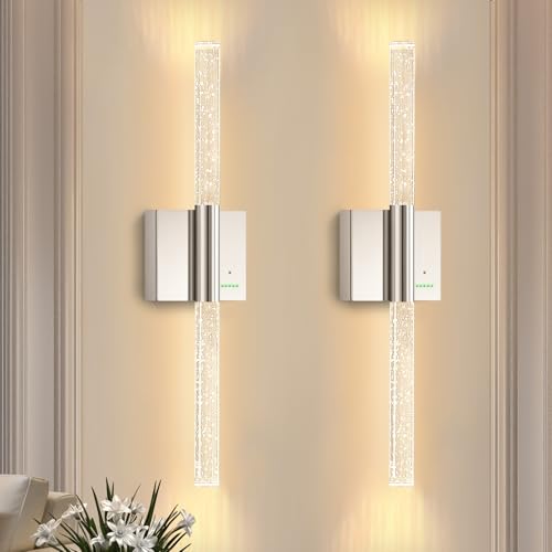 Battery Operated Wireless Wall Sconces (2 Count)