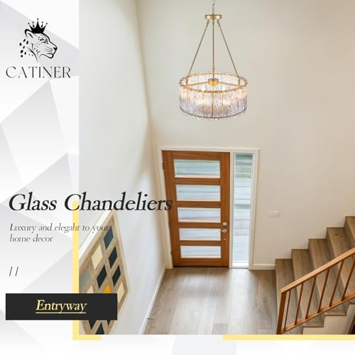 Modern 20" Crystal Glass Chandelier 6