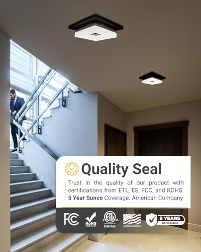 Sunco 8" LED Disk Flush Mount Ceiling Light