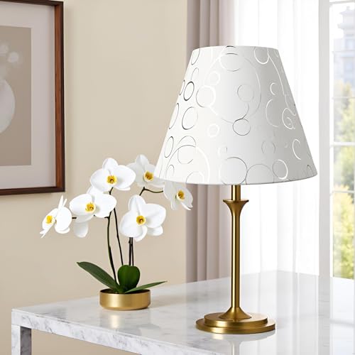 32629A Transitional Empire Shape Spider Construction Lamp Shade in White