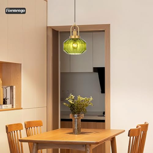 9in Mid Century Modern Pendant Light