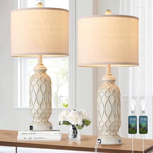 28" Table Lamps for Living Room Set of 2 (2 Count)