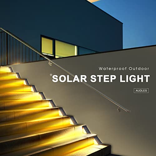 LED Solar Step Lights Waterproof Outdoor Stair Lights (2 Count)