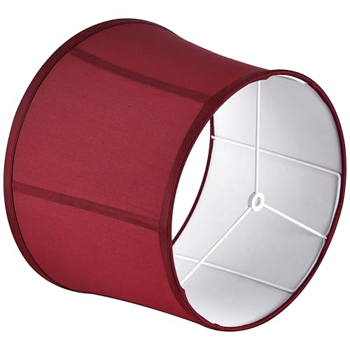 Burgundy Lamp Shades Set of 2 (2 Count)