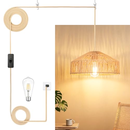 Boho Plug in Pendant Light